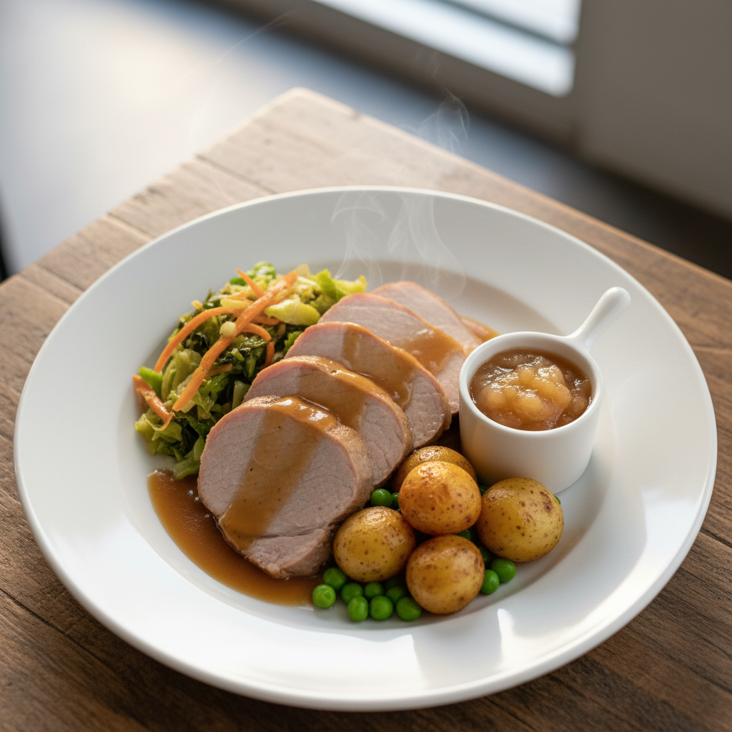 Fresh - Roast Pork with Apple Sauce GF