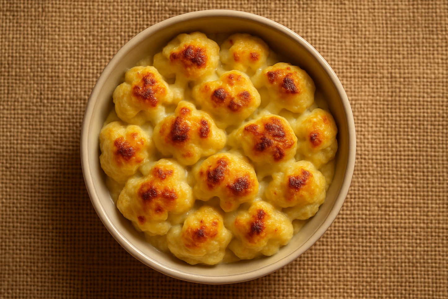 Little more cheesy colour on top