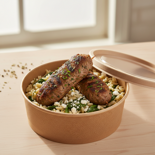 Fresh - Lamb Kofta with Spinach and Feta Risoni